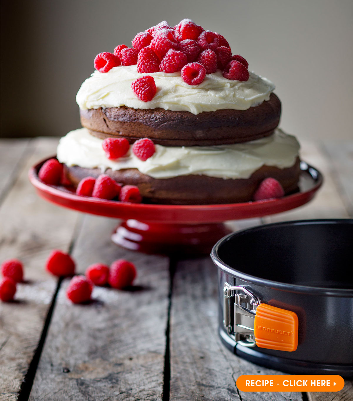 2 Tier Vanilla Cake - Le Creuset Recipe
