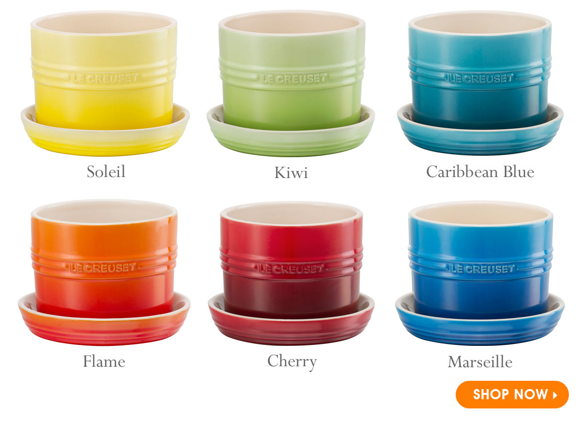 Our bright and beautiful herb planters | Le Creuset