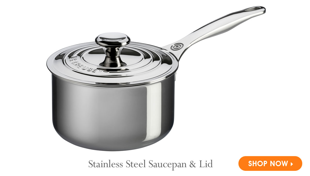 Stainless Steel Saucepan and Lid