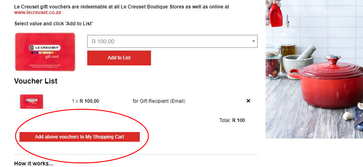 Le Creuset | Give the Gift of Choice with a Le Creuset Gift Card