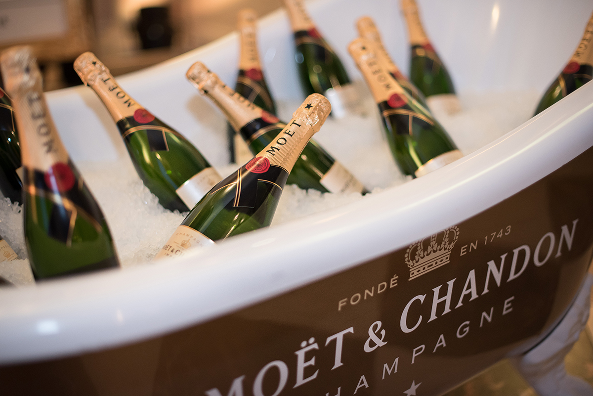 Moet & Chandon Brut with 'So Bubbly' Bath Ice Bucket, Champagne, France