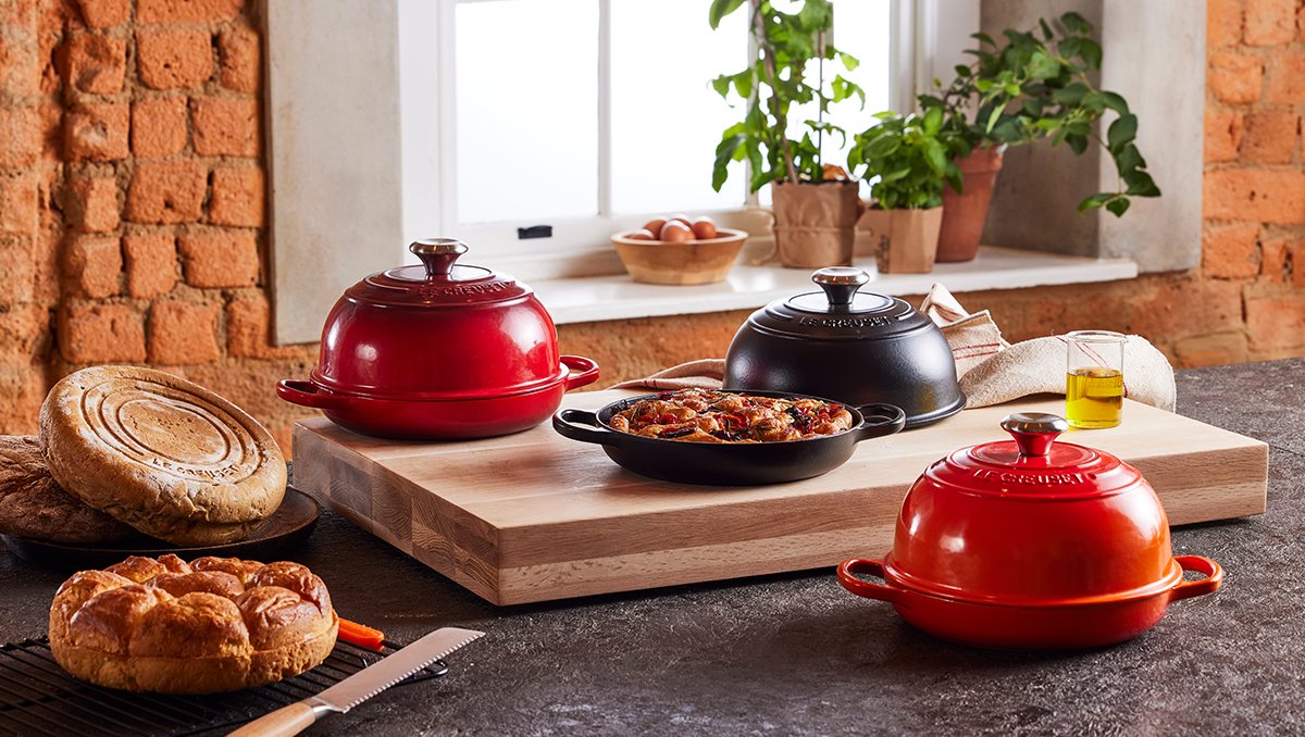 Le Creuset Enameled Cast Iron Bread Oven in Cerise