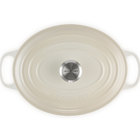 Cast Iron Signature Oval CasseroleMeringue image number 4