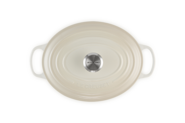 Cast Iron Signature Oval CasseroleMeringue image number 4