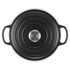 Cast Iron Signature Deep Round CasseroleMatte Black image number 3