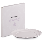 Le Creuset Stoneware Eternity Lace Plate Frill Relief 27cm image number 1