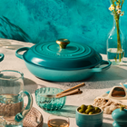 Le Creuset Cast Iron Signature Shallow CasseroleRiviera image number 2