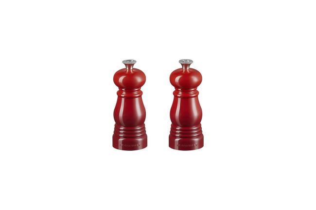 Mini Salt & Pepper Mill SetCerise image number 5
