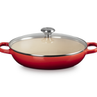 Cast Iron Signature Shallow Braiser with Glass Lid image number 1