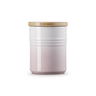 Stoneware Medium Storage JarShell Pink image number 3