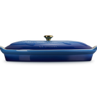 Stoneware Heritage Fish Baker with LidAzure Blue image number 3