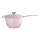 Cast Iron Signature SaucepanChiffon Pink image number 1