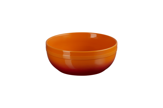 Stoneware Coupe Serving BowlFlame image number 1