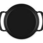 Le Creuset Cast Iron Alpine Outdoor Shallow Casserole 28cm Matte Black image number 4