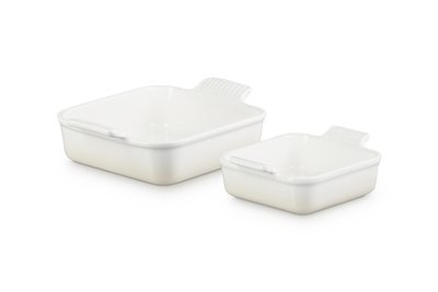 Stoneware Set of 2 Heritage Square Dishes