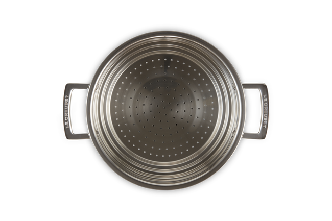 Stainless Steel Large Multi-steamer with Glass Lid image number 5