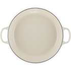 Le Creuset Cast Iron Classic Shallow CasseroleCr&egrave;me image number 4