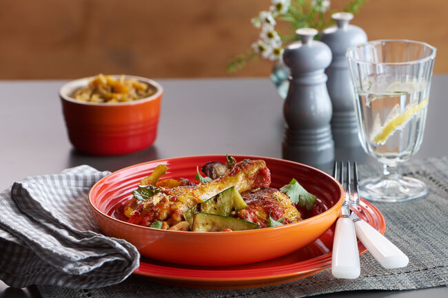 Stoneware Vancouver Dinner PlateFlame image number 6