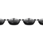 Gourmet Set of 4 Mini Braisers with Lids image number 1