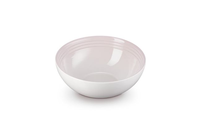 Stoneware Serving BowlShell Pink image number 2