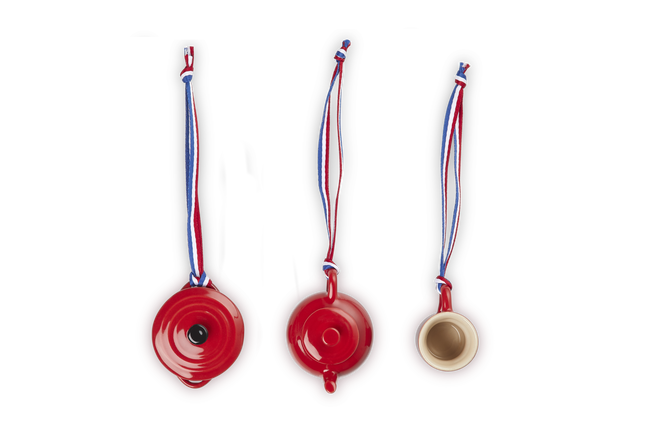 Stoneware Set of 3 Ornaments Miniature image number 5