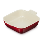 Stoneware Heritage Square DishCerise image number 6