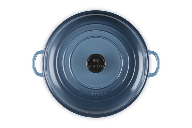 Le Creuset Cast Iron Classic Shallow CasseroleMarine image number 5