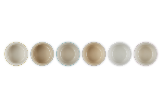 Stoneware Sorbet Set of 6 Mini Ramekins image number 6
