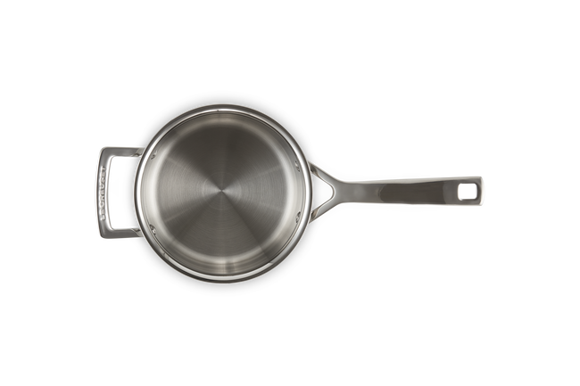 3-ply Stainless Steel Saucepan with Lid & Helper Handle image number 5