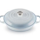 Cast Iron Signature Shallow CasseroleCoastal Blue image number 2