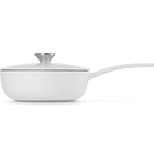 Le Creuset Cast Iron Classic Saucier Pan 21cm WhiteWhite image number 2