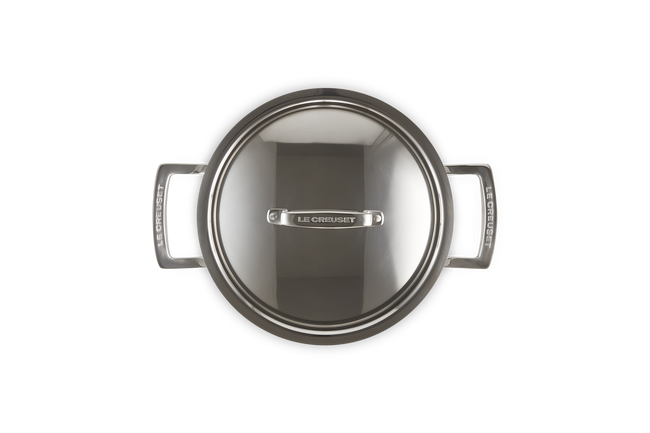 3-ply Stainless Steel Deep Casserole image number 4