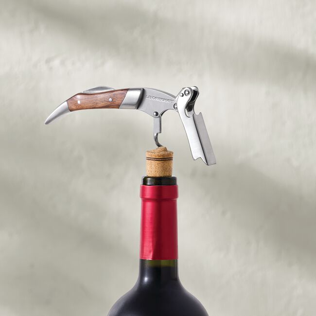 Vacu Vin Multifunctionele Kurkentrekker inclusief kelnermes - Zwart - RVS / Kunststof - 12 x 2 x
