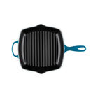 Le Creuset Cast Iron Signature Square Skillet Grill 26cm Deep TealDeep Teal image number 6