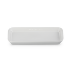 Stoneware Manila Rectangular PlateWhite image number 3