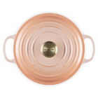 Cast Iron Signature Round CasserolePêche image number 4