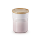 Stoneware Medium Storage JarShell Pink image number 1
