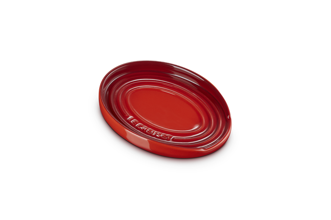 Stoneware Oval Spoon RestCerise image number 6