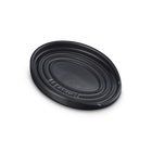 Stoneware Oval Spoon RestMatte Black image number 6