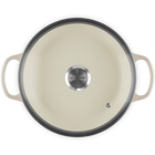 Le Creuset Cast Iron Signature Shallow Casserole with Glass Lid 26cm BriocheBrioche image number 5