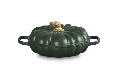 Le Creuset Cast Iron Signature Pumpkin Shallow Casserole 28cm Foret
