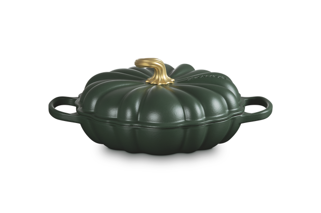 Le Creuset Cast Iron Signature Pumpkin Shallow Casserole 28cm ForetFor&ecirc;t image number 1