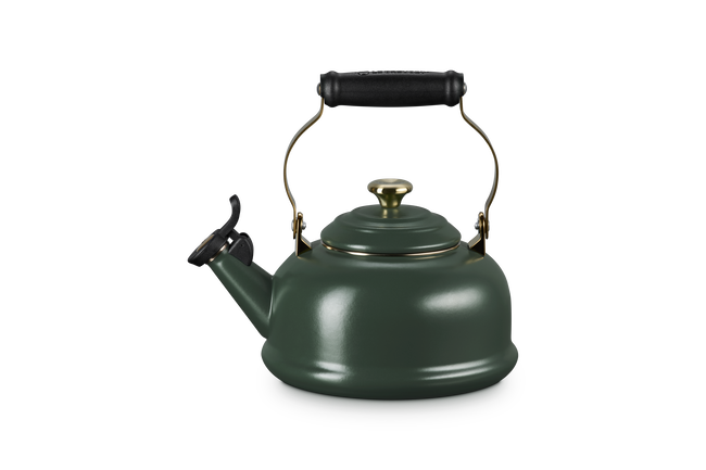 Le Creuset Whistling Teakettle with Gold Knob 1.6L For&ecirc;tFor&ecirc;t image number 1