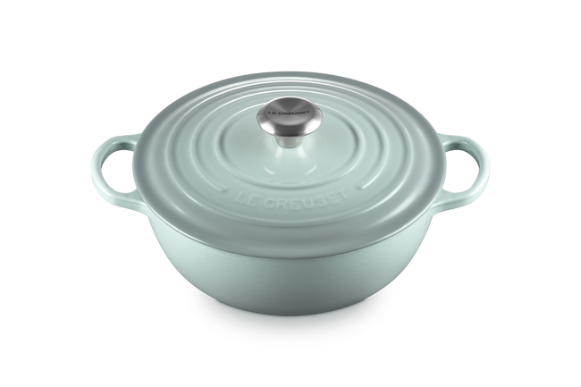 Le Creuset Cast Iron Signature Soup Pot 32cm Sea SaltSea Salt image number 2