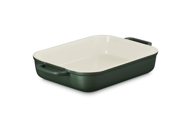 Le Creuset Stoneware Coupe Rectangular Dish 31cm For&ecirc;t image number 5