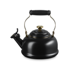 Whistling Teakettle with Gold KnobMatte Black image number 1