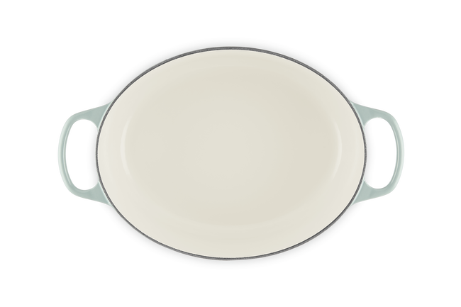 Le Creuset Cast Iron Signature Oval Casserole 31cm Sea SaltSea Salt image number 5