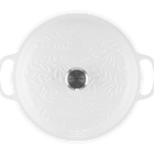 Cast Iron Olive Branch Shallow CasseroleCotton image number 4