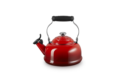 Le Creuset Whistling Teakettle with StainleStainless Steel Steel Knob 1.6L Cerise