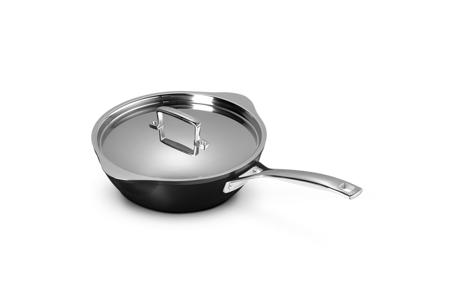 Toughened Non-Stick Chef's Pan with Pouring Spouts image number 8